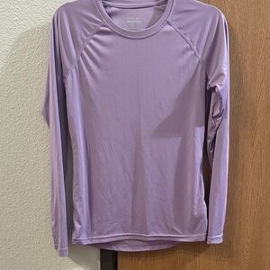 Women's Light Purple Long Sleeve Top